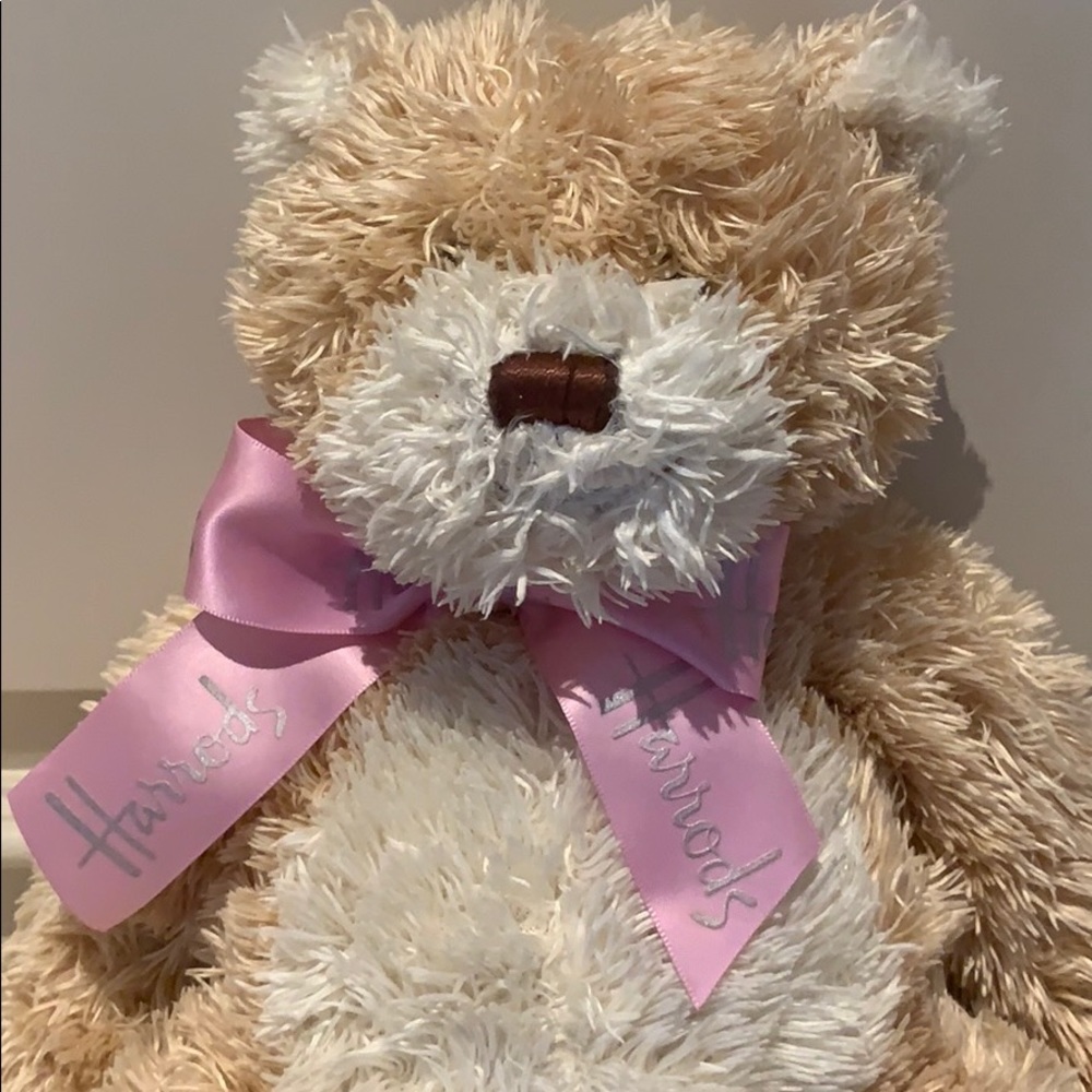Good sized Harrods bear stuffed animal